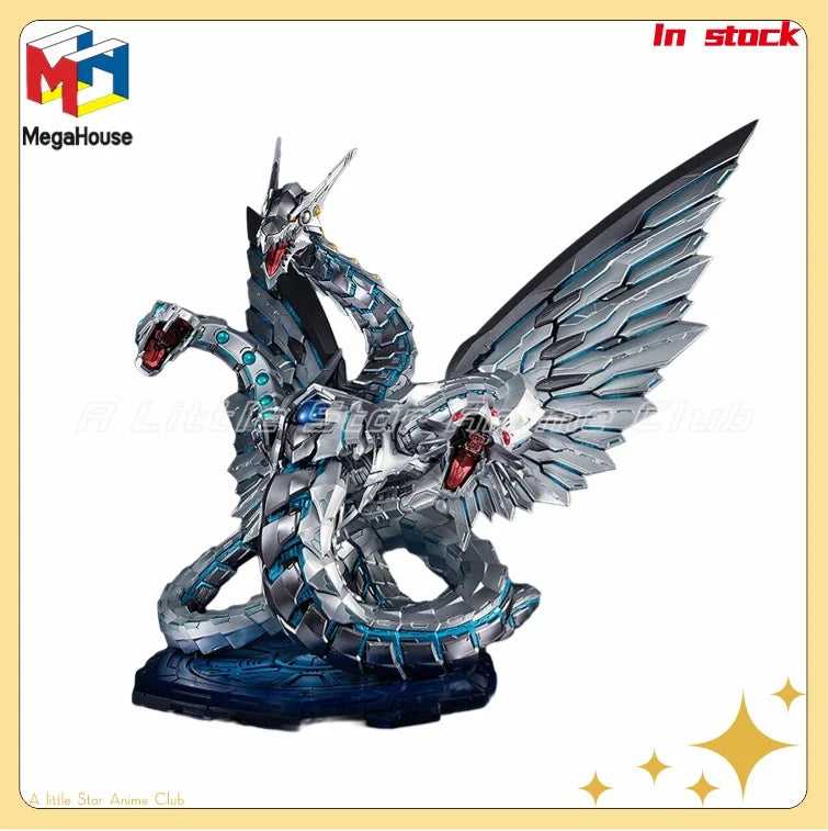 In Stock Original MegaHouse AWM Yu-Gi-Oh! Duel Monster GX Electronic Ultimate Dragon Anime Figure Model Collection Toy