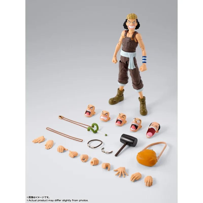 Bandai S.H.Figuarts SHF One Piece Usopp Romance Dawn Anime Action Figure Model Toys