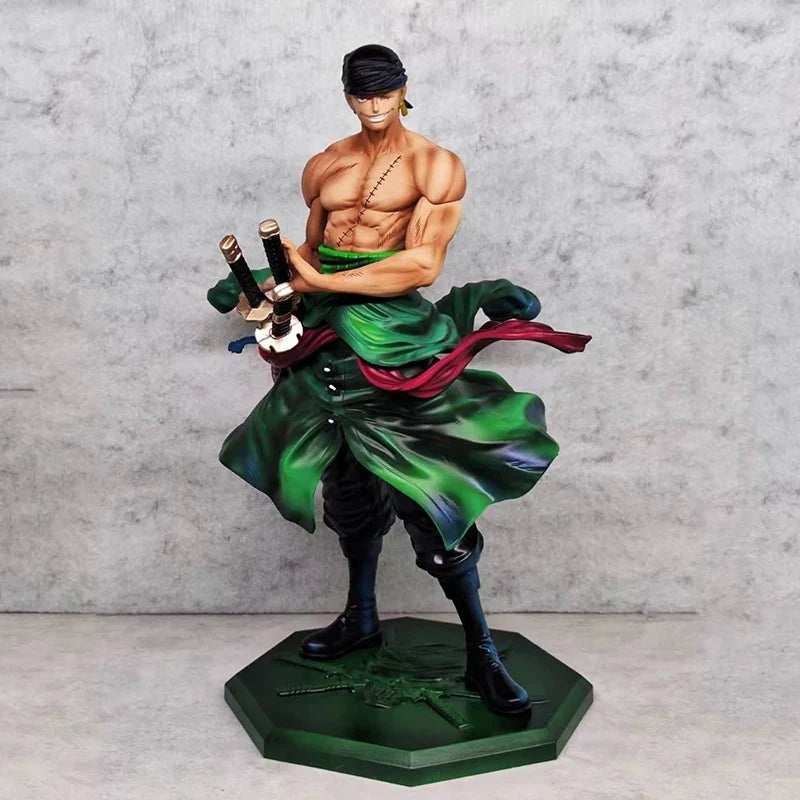 28cm One Piece Anime Figure Roronoa Zoro Figure Zoro Figurine Pvc Gk Statue Model Dolls Collection Desk Decoration Hobbies Toys