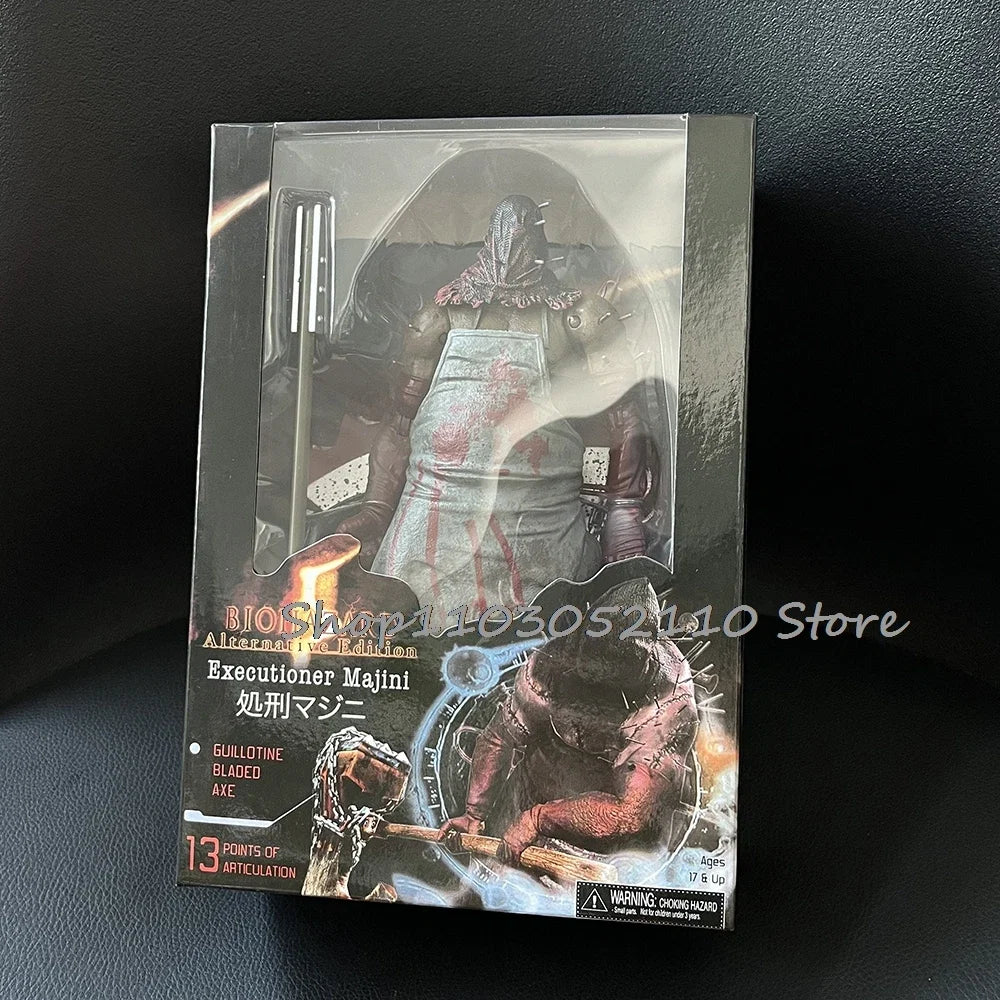 Anime Biohazard Executioner Majini Action Figure Resident Evil Character Model Doll Statue Joint Movable Movie Toys Gifts