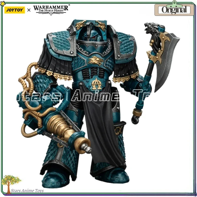 JOYTOY 1/18 Action Figure Warhammer The Horus Heresy Alpha Legion Lernaean Terminator with Conversion Beam Cannon Toy