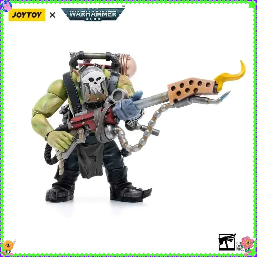 JOYTOY  40k 1/18 Action Figures Anime 12CM Ork Kommandos Collectible Model Decoration Figure Model Collection Toy Gift