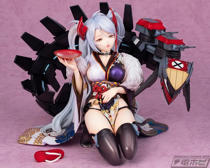 Original in Stock KOTOBUKIYA  Azur Blue Route Prince Eugen Baihualu 1/7 Figures Model Toys Collection Ornaments Gifts