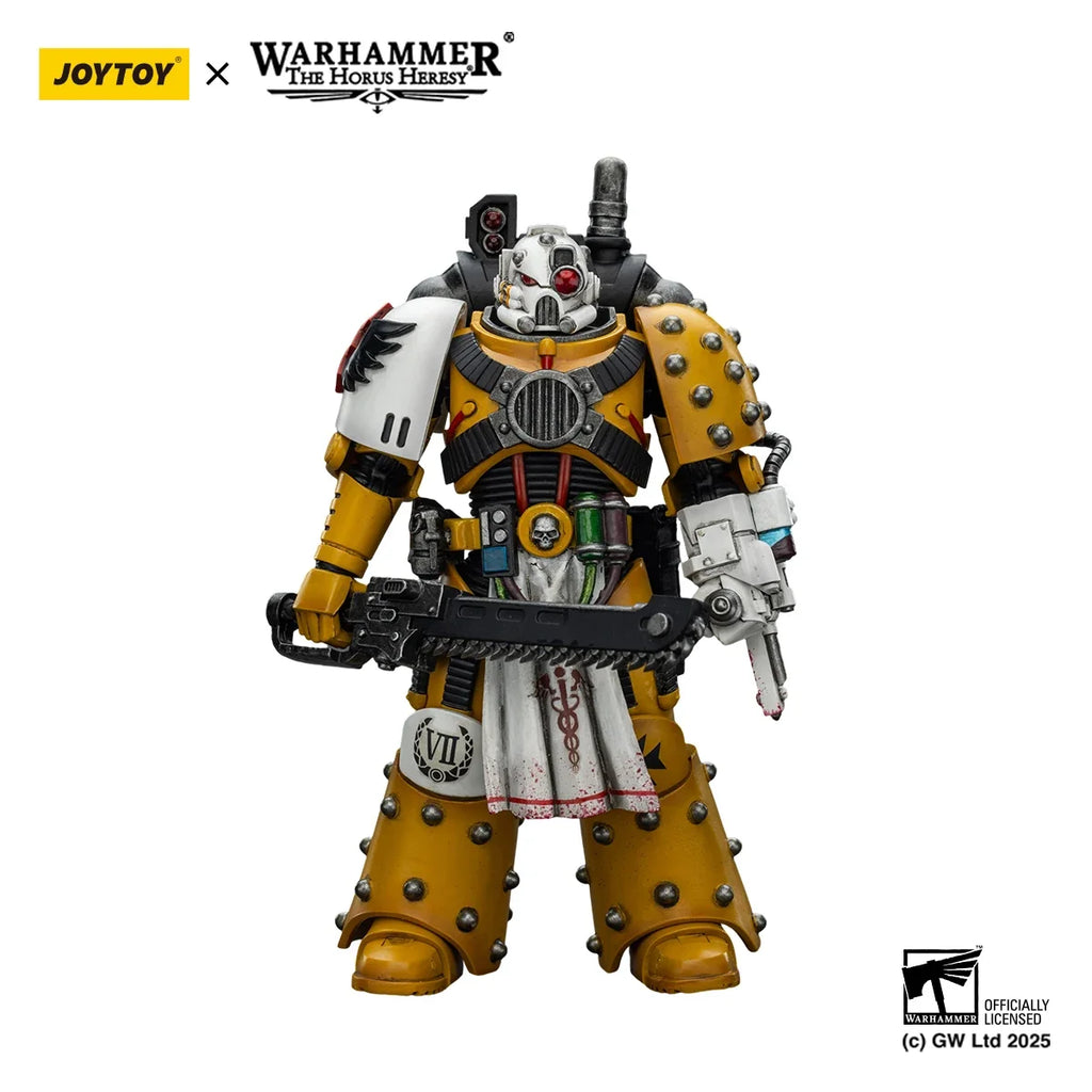JOYTOY Warhammer40K 1/18 Action Figure Imperial Fists Legion Apothecary figures Toys