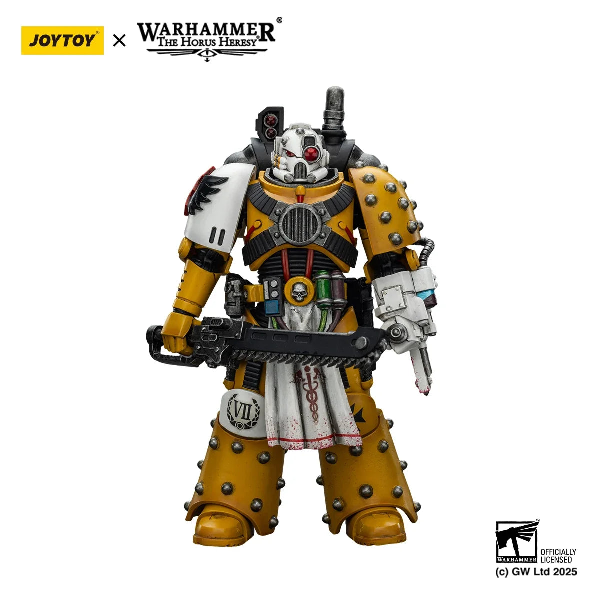 JOYTOY Warhammer40K 1/18 Action Figure Imperial Fists Legion Apothecary figures Toys