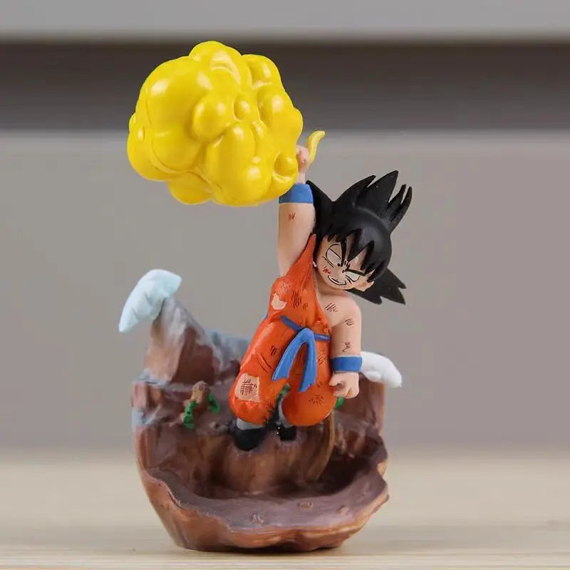 Anime Dragon Ball Z Cloud Goku Kids Figures Krillin Shark Egg Buu Gotenks Trunks Action Figures Babidi Q version PVC Model Toys