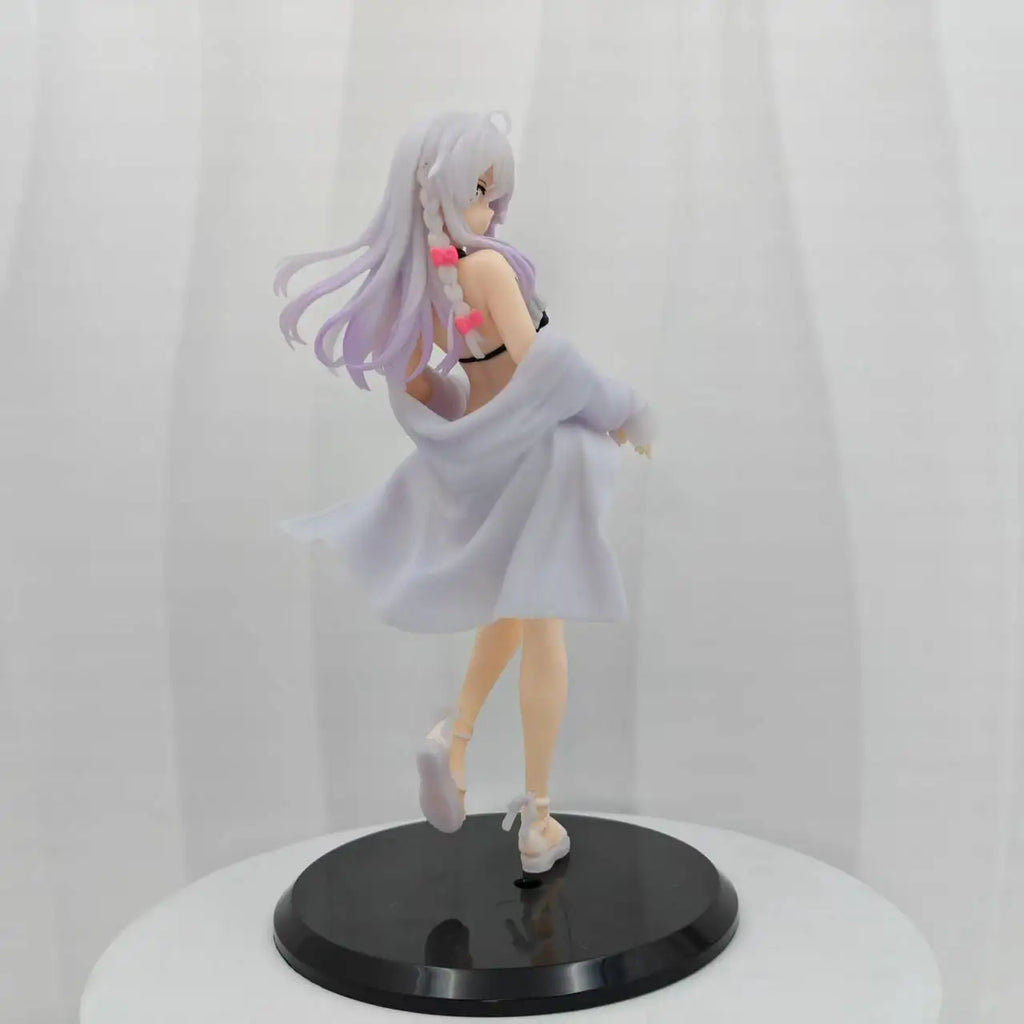 19cm Kawaii The Journey of Elaina Sexy Cute Swimwear Figure Desktop Decoration Ornament PVC Action Model Toys Gifts