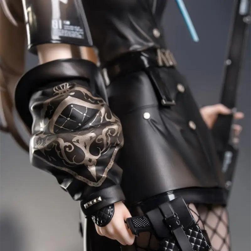 In Stock 25cm Myethos Neco Original Character A-Z:[B] Full Dress Black Uniform Girl Figure Statue Model Anime Collection Gifts