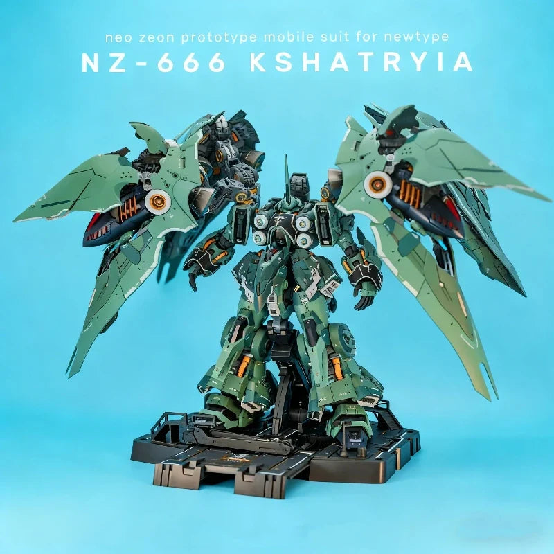Axis 1/100 Osiris Wings Kshatriya Big Green Pepper Assembly Model Kit Action Figures Light-Up Mecha Collectible Toy Decor Gift