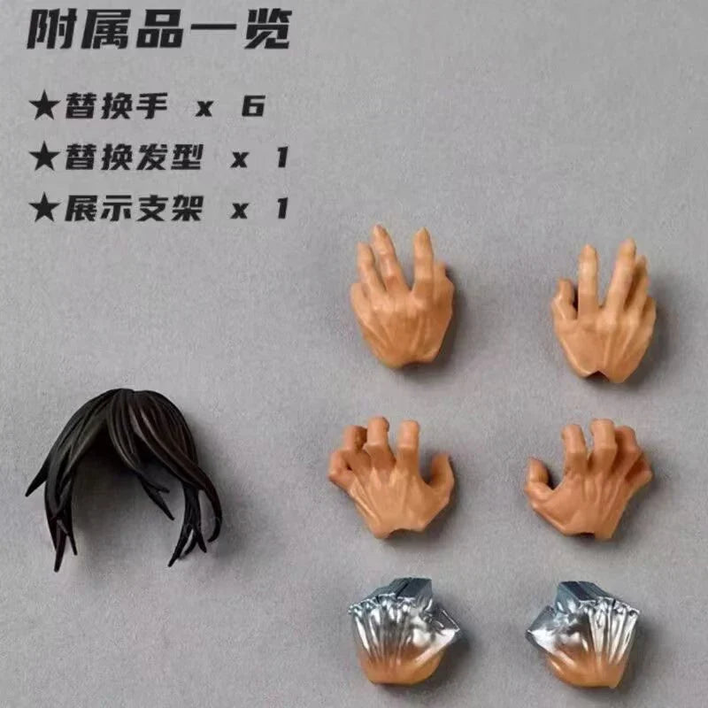 Attack on Titan Eren Jaeger Action Figure Revoltech Amazing Yamaguchi Eren Yeager Model Toys Figures Movable PVC Collection Doll