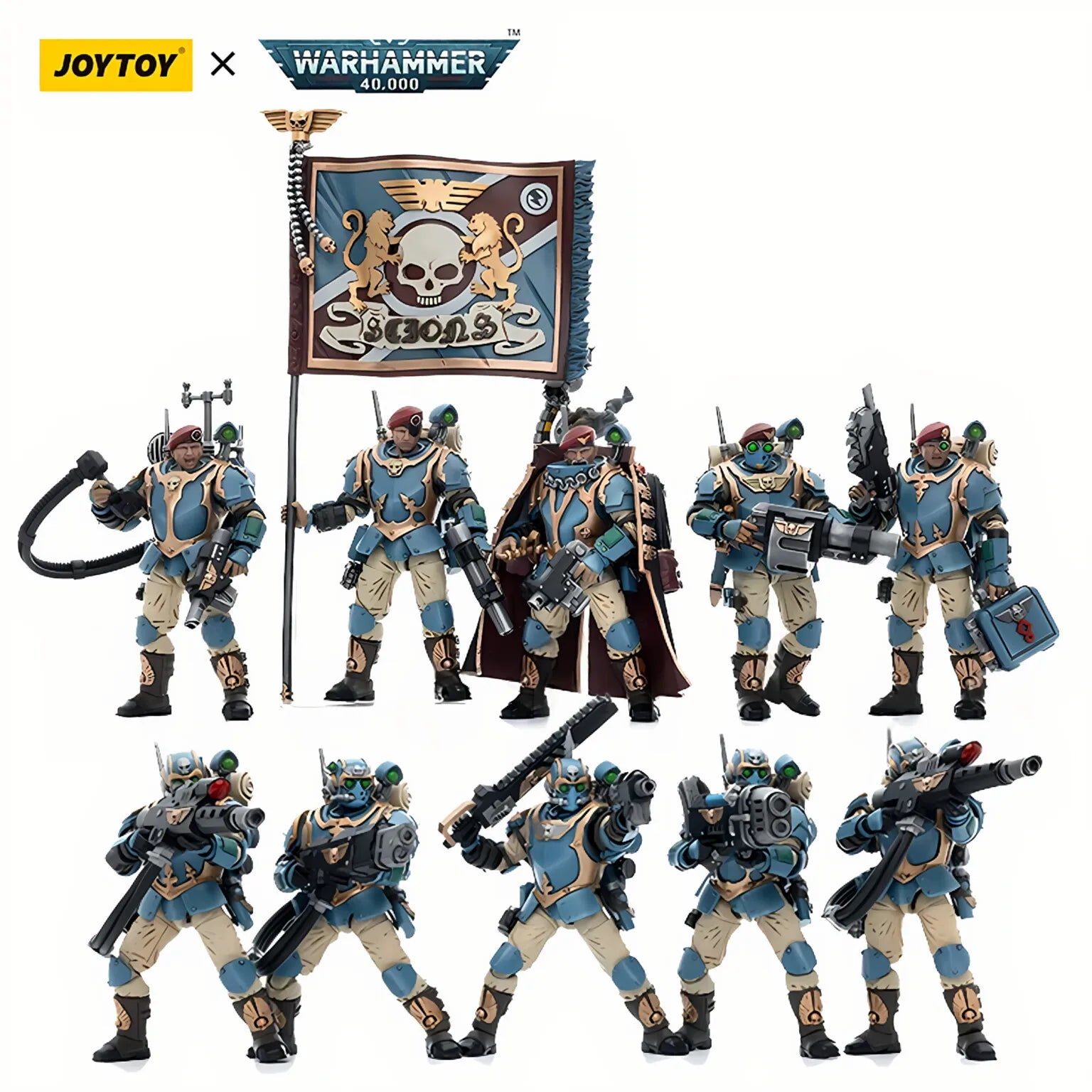 1/18 JOYTOY Action Figure 40K Astra Militarum Anime Model Toy