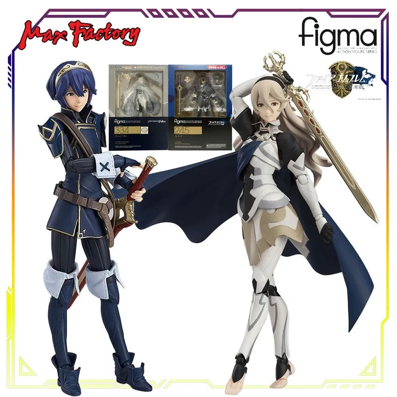 Max Factory Original Figma Fire Emblem Series 245 Luchina\334 Kamui Anime Action Figure Model Toys Ornaments Gifts Fo Boys