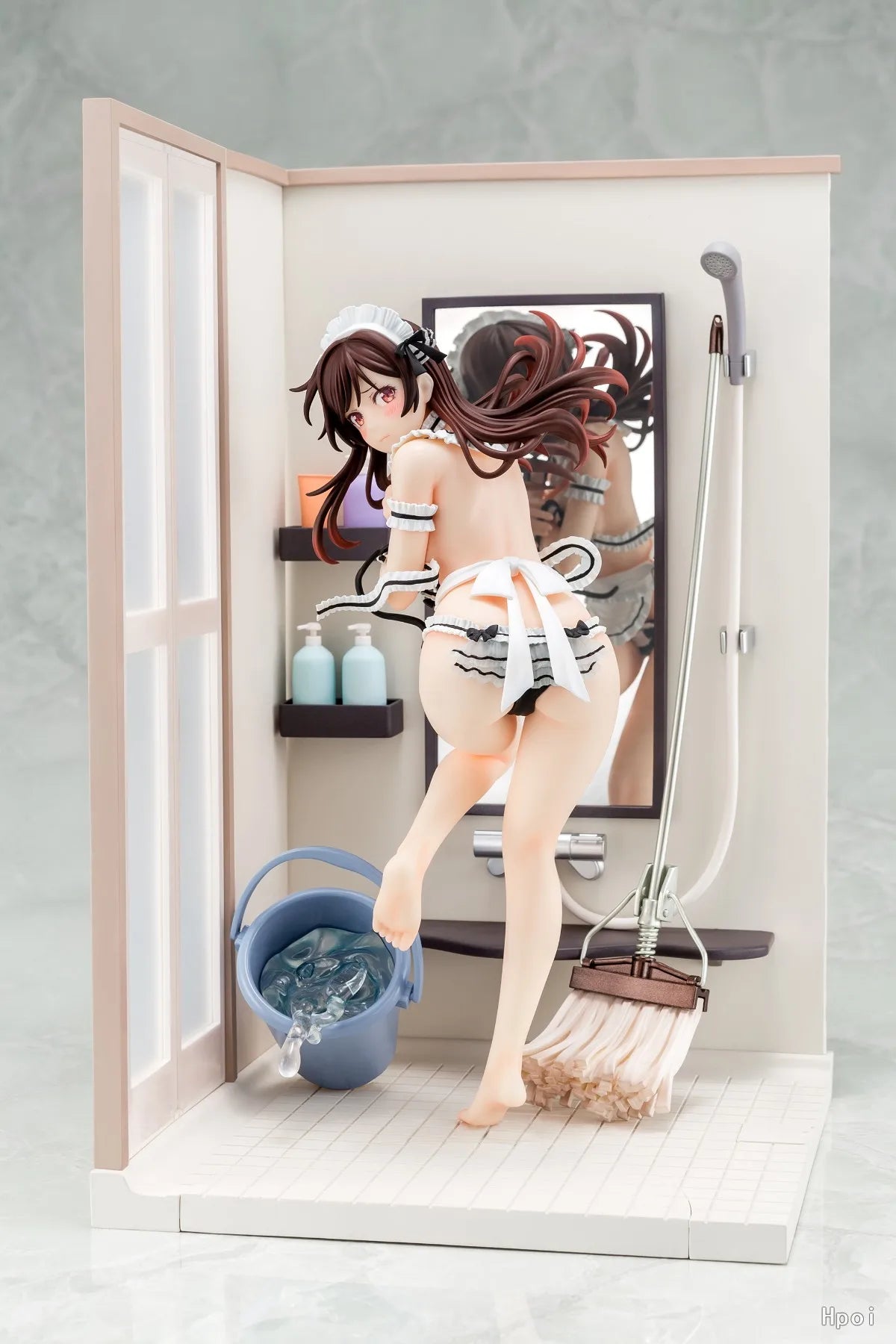 '+In Stock Original HAKOIRI MUSUME Inc Rent-a-Girlfriend Mizuhara Chizuru Maid Bikini Cleaning 30CM Animation Figures Ornaments