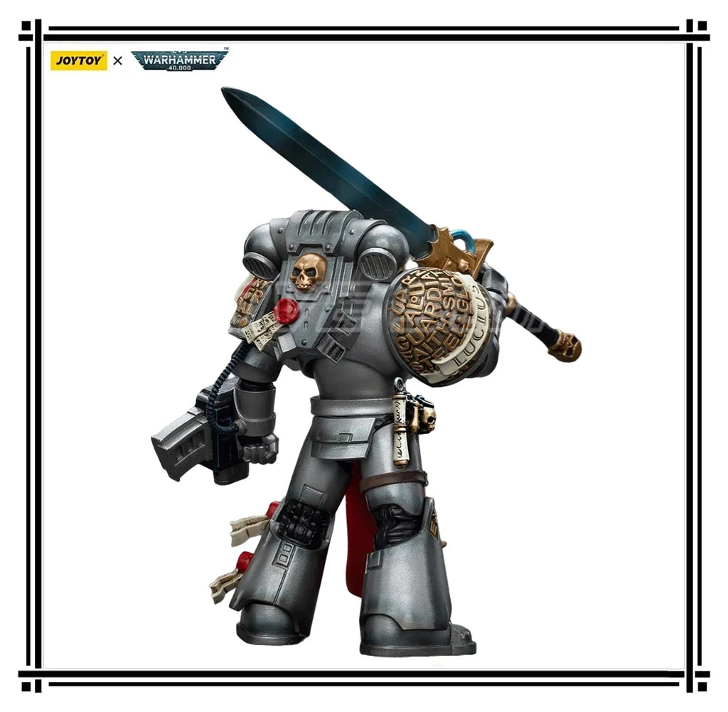 In Stock Original JOYTOY Warhammer 40K Grey KnightsStrike SquadJusticar 1/18 Action Figure Model Toys Gift