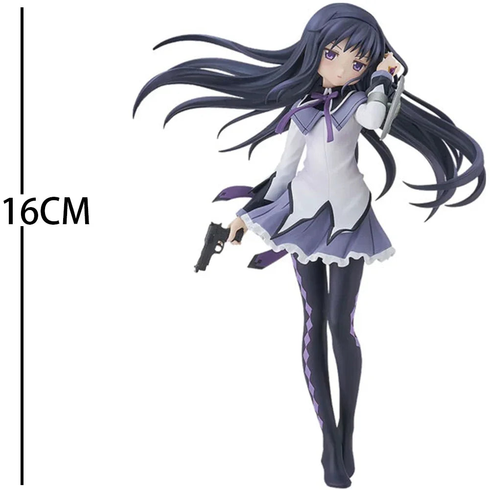 22cm PMMM Magical Girl Anime Figure Kaname Madoka Action Figure Kawaii Akemi Homura Figurine Cute Loli Collection Model Toy Gift