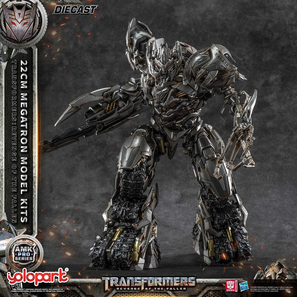In Stock New 2025 Yolopark Amk Pro Series Transformers Revenge of the Fallen Megatron Alloy Action Figure Collect Model Toy Gift