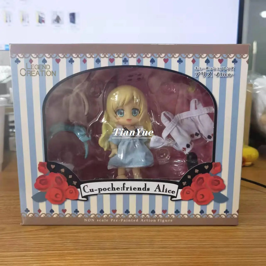 Anime Cu-poche Friend Alice Movable Real Clothes Q ver. Figure 10CM