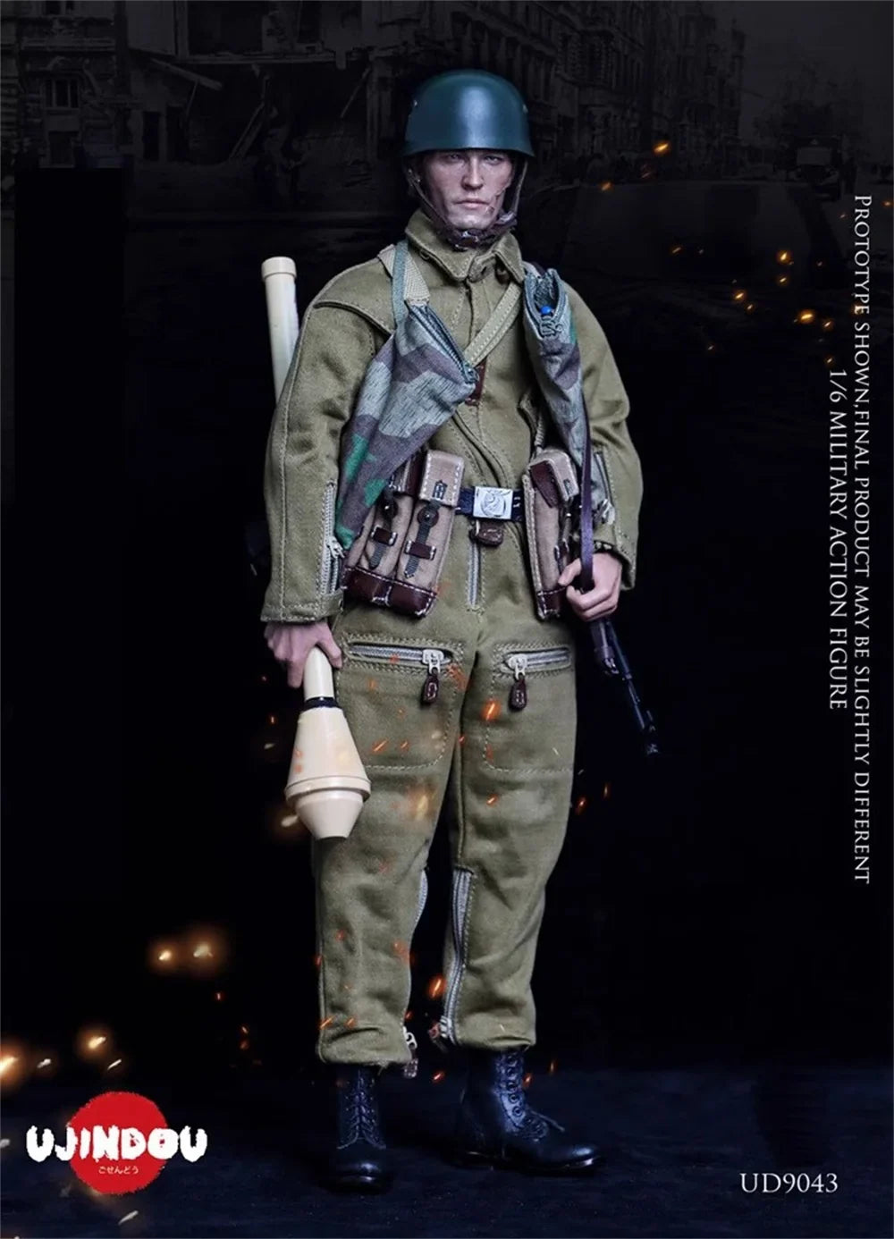 1/6 UJINDOU UD9043 Soldatenpuppe Operation Unit Komplettset Bewegliche Actionfigur ca. 30 cm Geschenk für Fans Sammler