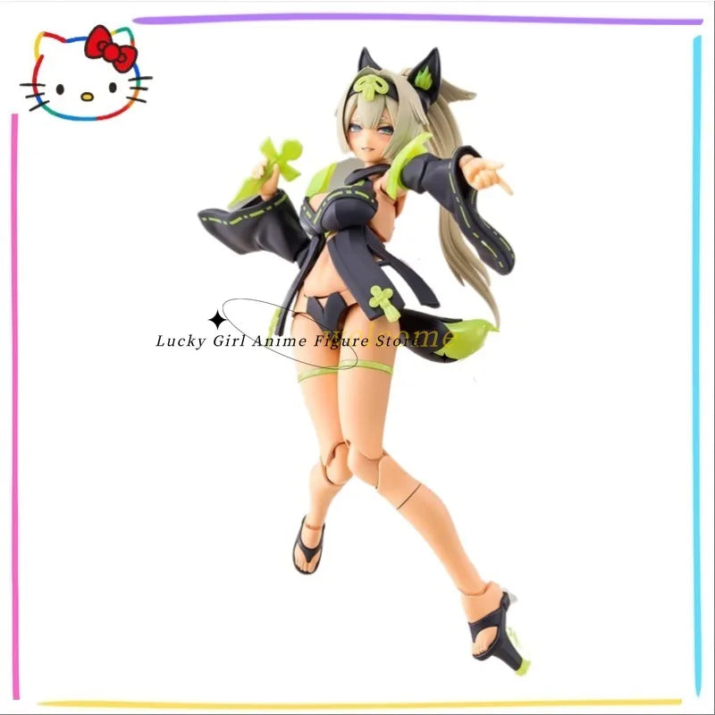 '-In Stock Original Kotobukiya Megami Device Shura Tamamo Mae Banquet (Utage) Mecha Assembly Models Ornaments Toys Boys  Statue