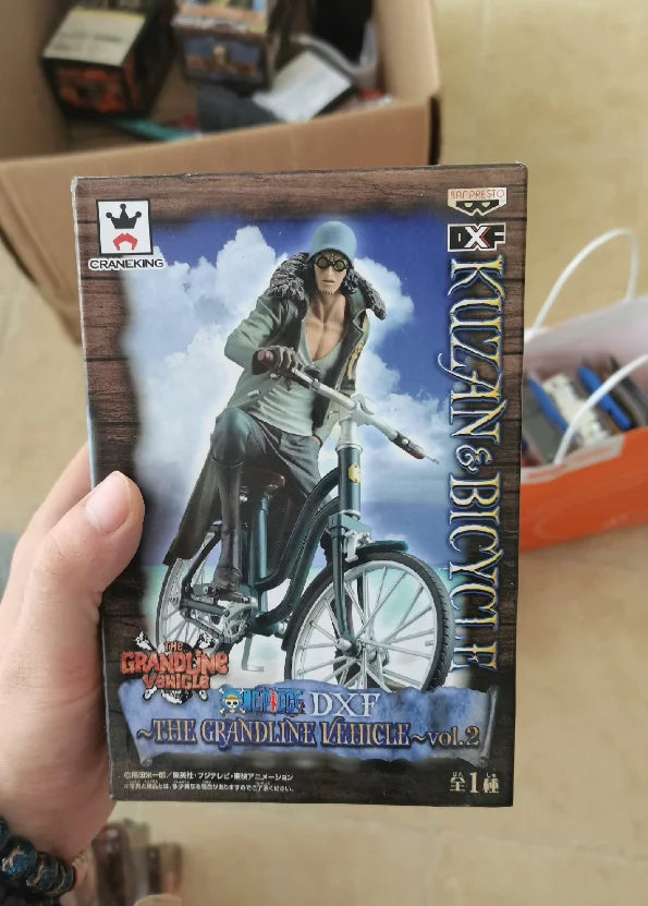 BANDAI One Piece DXF -THE GRANDLINE VEHICLE Kuzan bike - vol.2 Figure Model Anime Genuine Boxed Toy  Banpresto
