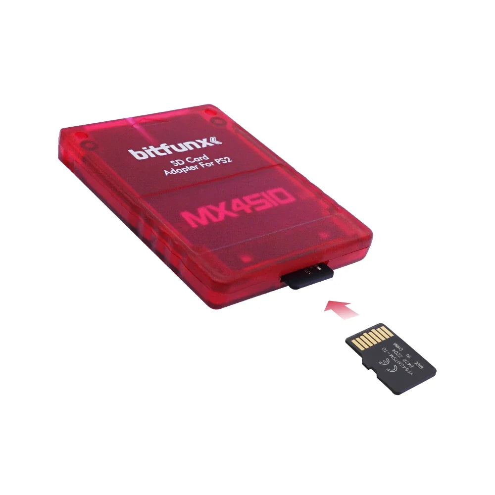 BitFunx MX4SIO SIO2SD TF/SD Card Adapter Program Game Card For PS2 Game Consoles Video Consoles