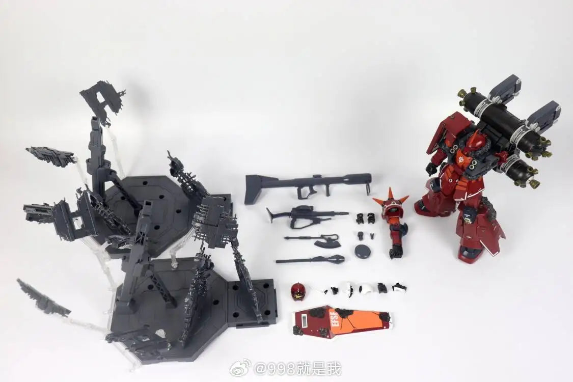 NEW Lane Leien Model ZG-001 ZG-002 MG MS-06R Psycho Zaku Action Figure Thunderbolt Anime Figures 1/100 Scale Model Kit Gifts