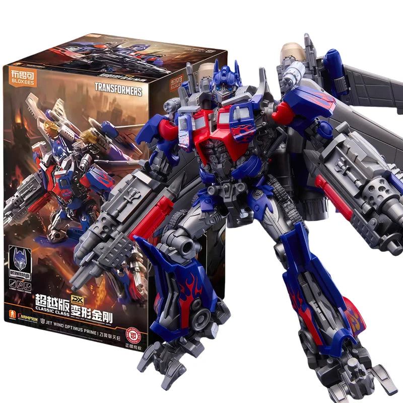 Blokees Transformers Optimus Prime Skyfire The Fallen Primus Megatronus Prime Megatron Bumblebee Action Figure IDW JET WING Toys