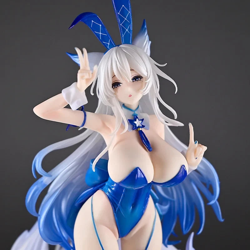 Anime Figures Azur Lane Gk Shinano Beautiful Girl Ornament Bunny Girl Trendy Toys Desktop Children Doll Model Gift Collectibles