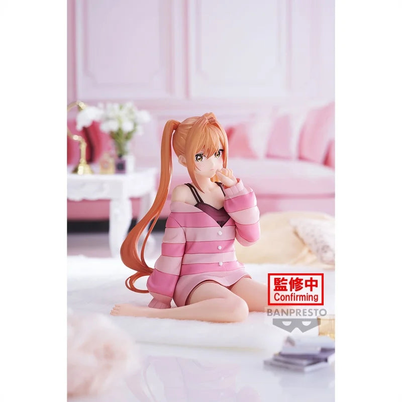 Bandai Original 11Cm Relax time Hakari Hanazono Action Figure Toys For Kids Gift Collectible Model Ornaments