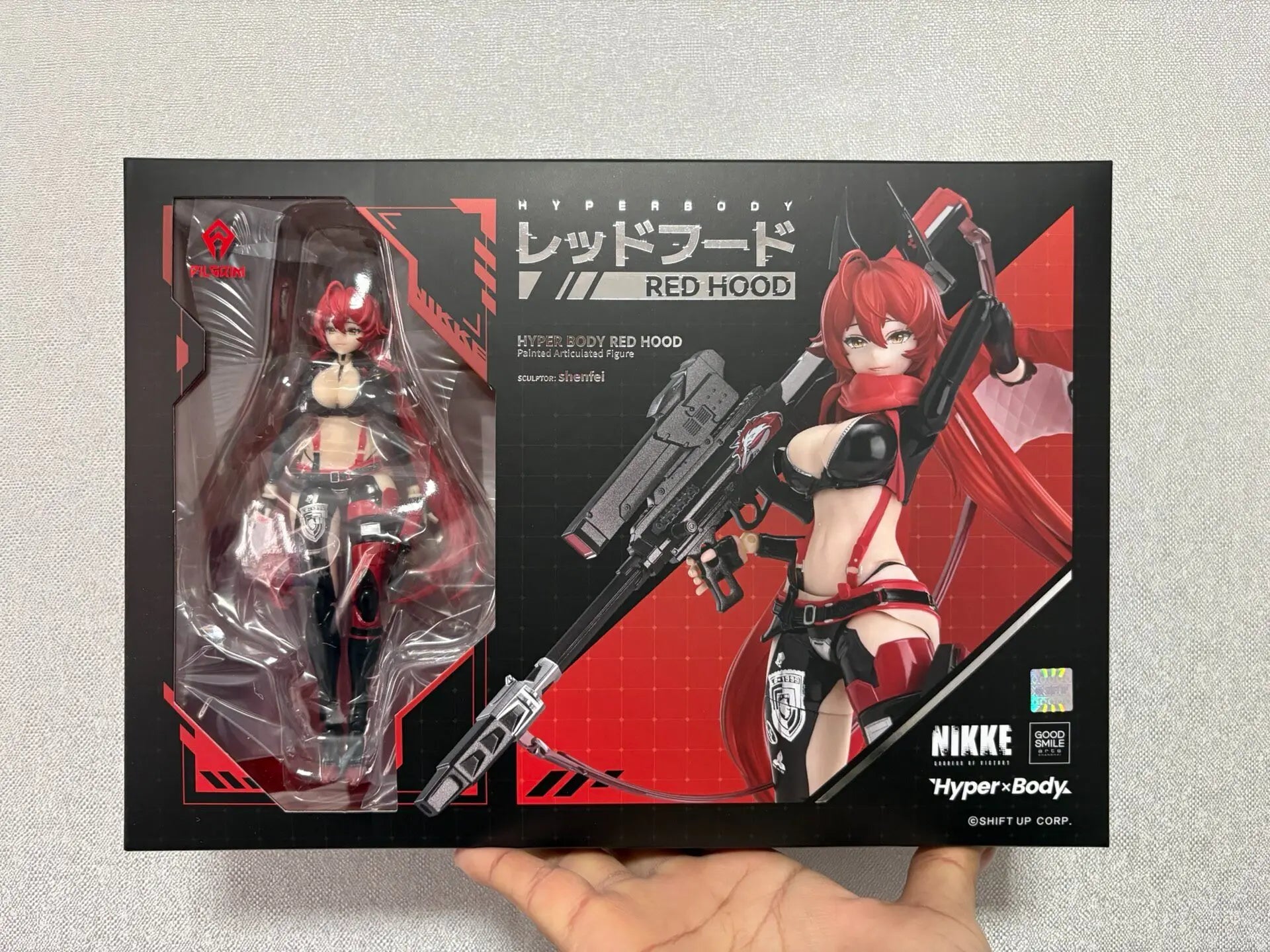 【Auf Lager】2026 Original Good Smile Company Hyper Body Goddess of Victory: Nikke Red Hood Actionfigur Anime Sammlermodell