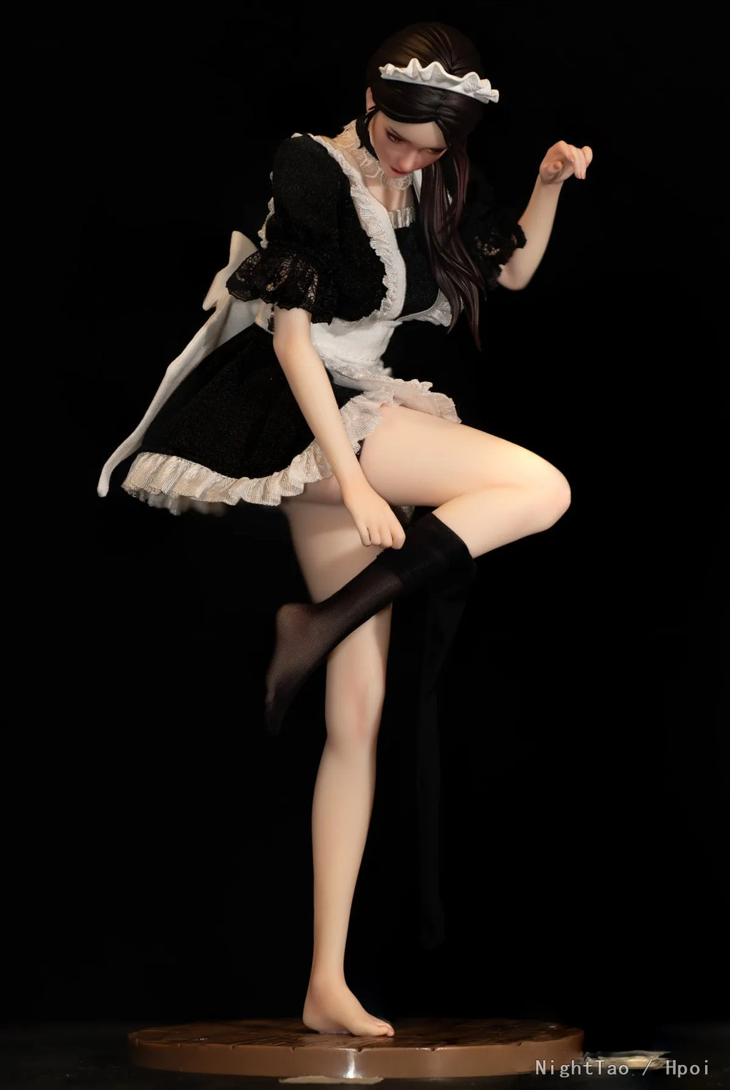 TYCTOYS In Stock Genuine She is real Bearpanda × Lou LL 1/6 Maid Ultra Realistic Figure Beautiful Girl Model Toys Collection
