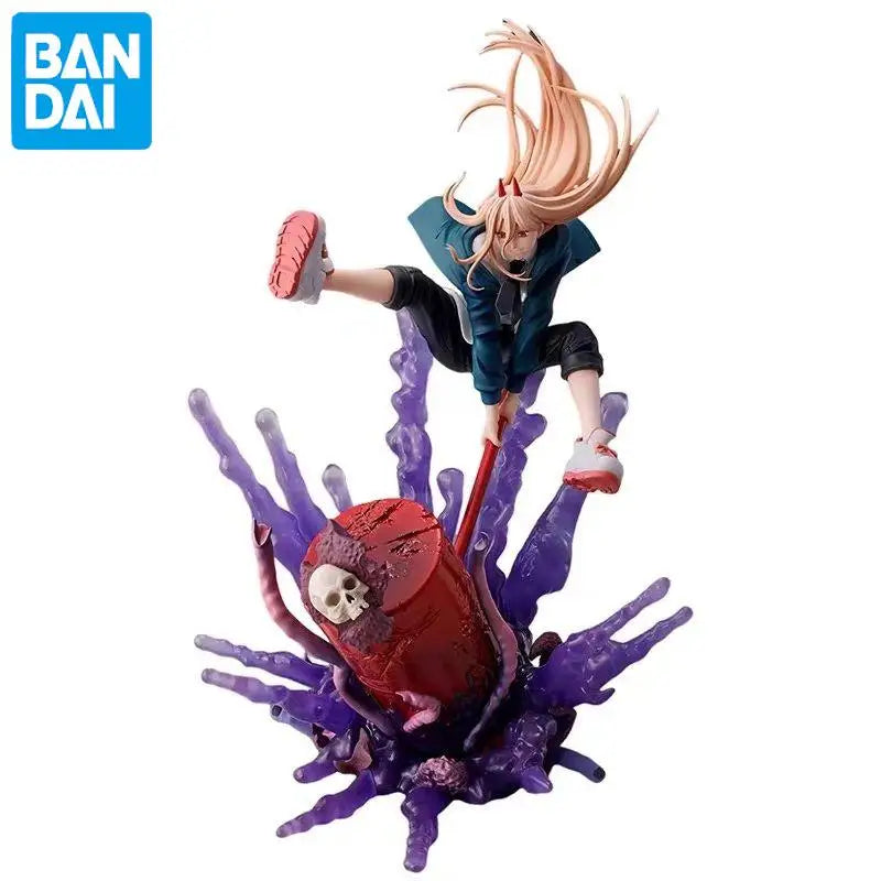 23Cm Genuine Official Original Bandai Spirits Chainsaw Man Power Figure Anime Genuine Collectible Boxed Model Dolls Toy