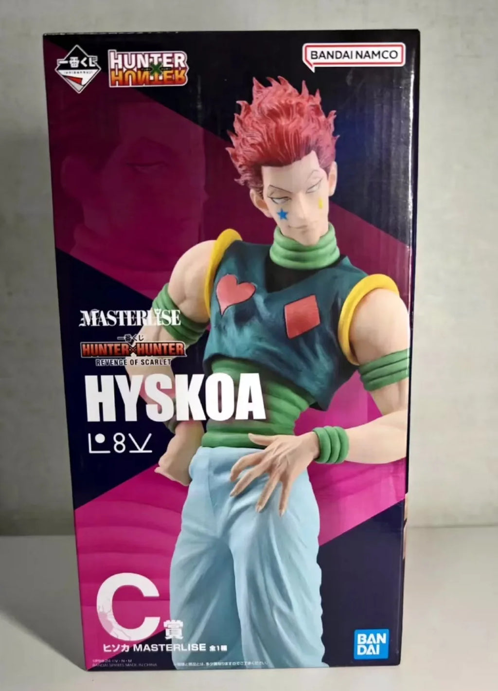 Original Bandai Ichiban Kuji HUNTER×HUNTER Kurapika Hisoka Chrollo Lucilfer Anime Figure UBOOGIN Collectible Model Birthday Gift