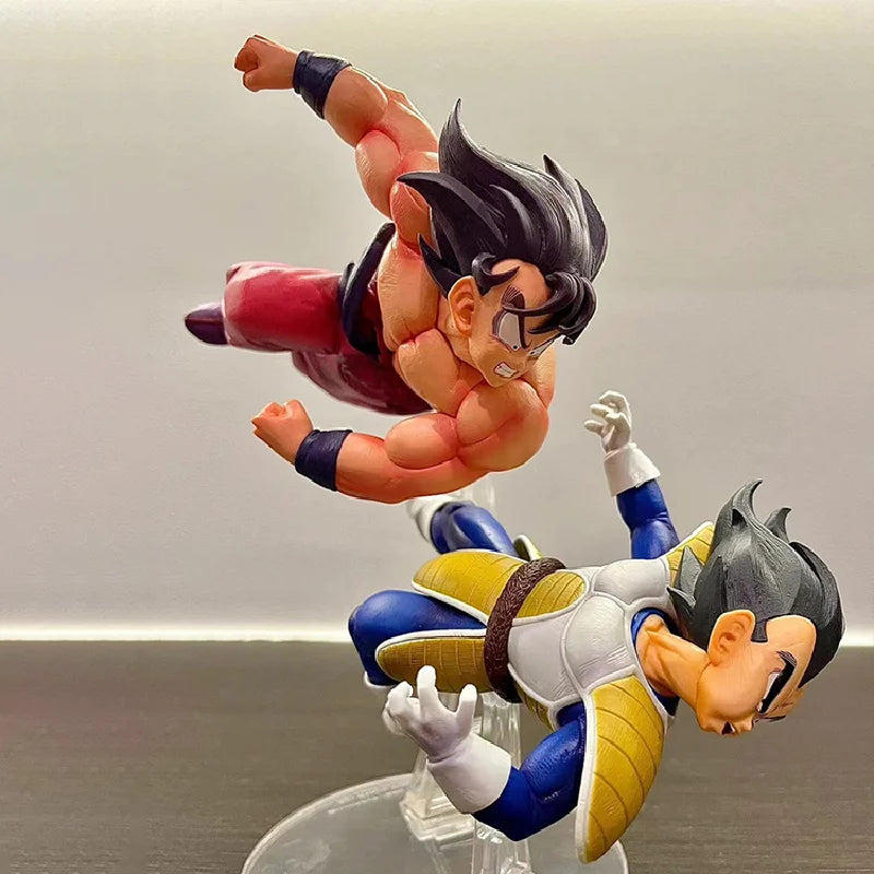 Anime Dragon Ball Z Kaiouken Goku Vs Vegeta Figure Super Saiyan Son Goku Action Figurine Pvc Statue Collection Model Toys Gifts