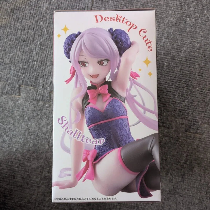 TAiTO Desktop Cute OVERLORD Shalltear Bloodfallen Albedo ~Cheongsam Ver.~ PVC 13CM Anime Action Figures Model Collection Toy