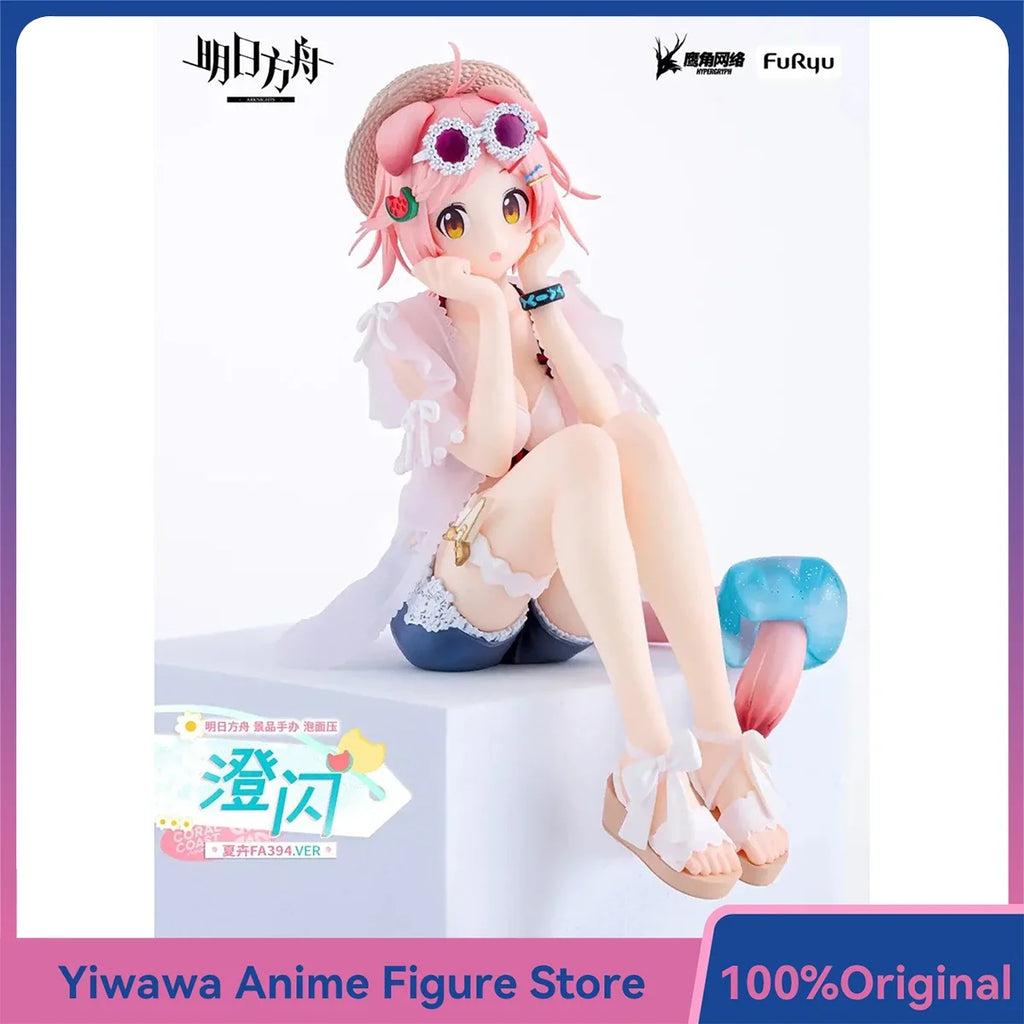 FuRyu Arknights Noodle Stopper Figure Goldenglow Summer Flowers FA394 Anime Figures Bishoujo Ornament Collectible Model Toy
