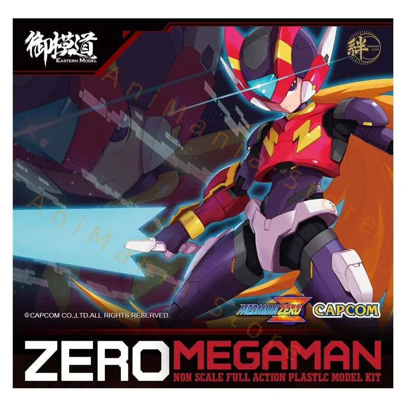 Genuine Rock Man Action Figure Eastern Model Rockman Zero MegaMan Collection Movable Model Anime Action Figure Toys for Children