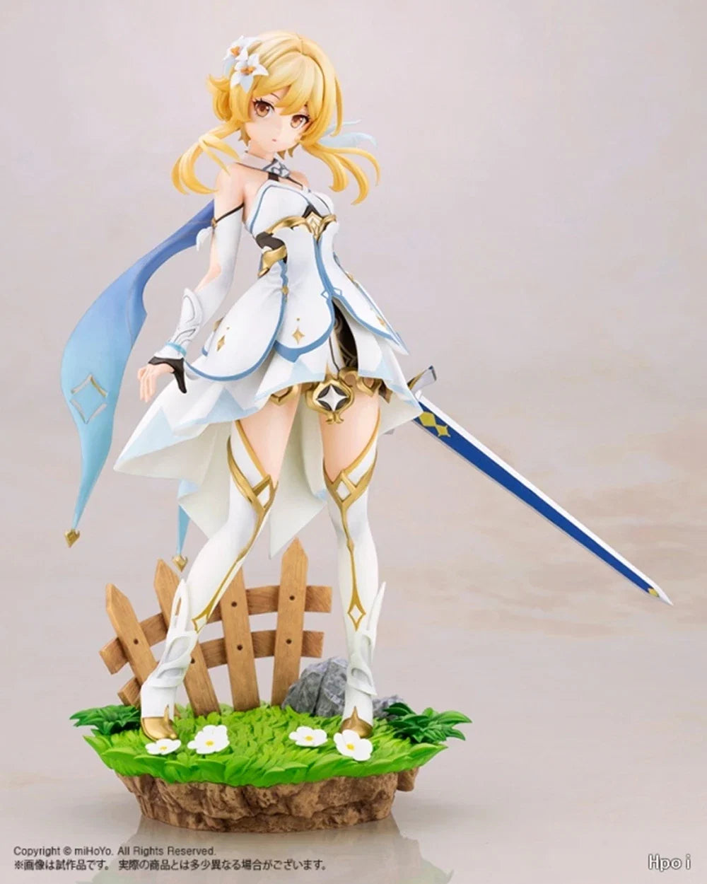 26CM Anime Game Genshin Impact Traveler Lumine Figure Cute Standing Posture Model Toys Gifts Collection Decoration Ornaments PVC