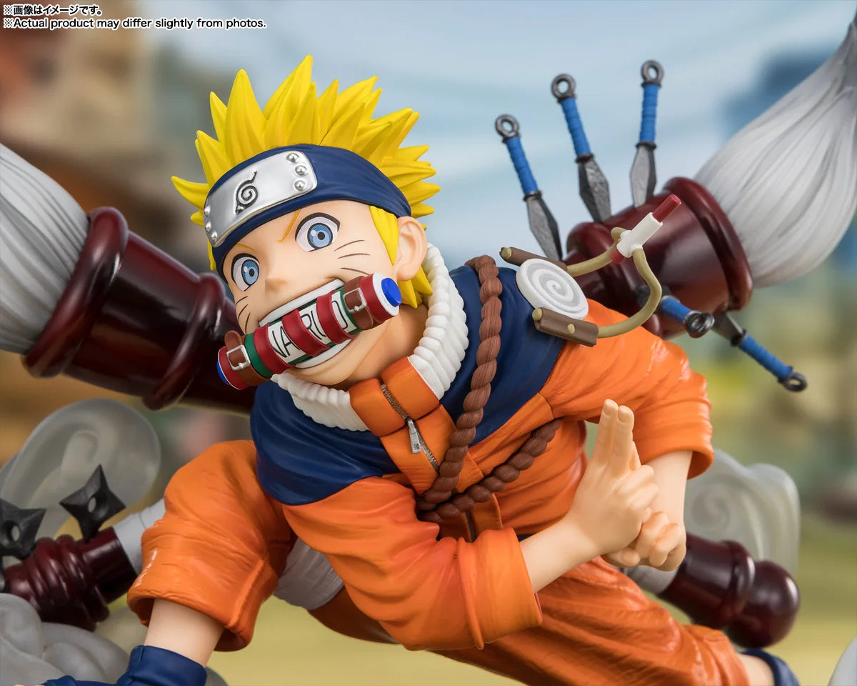 Genuine BANDAI Figuarts ZERO NARUTO 72 Series Uzumaki Naruto Figure Anime Model Toy