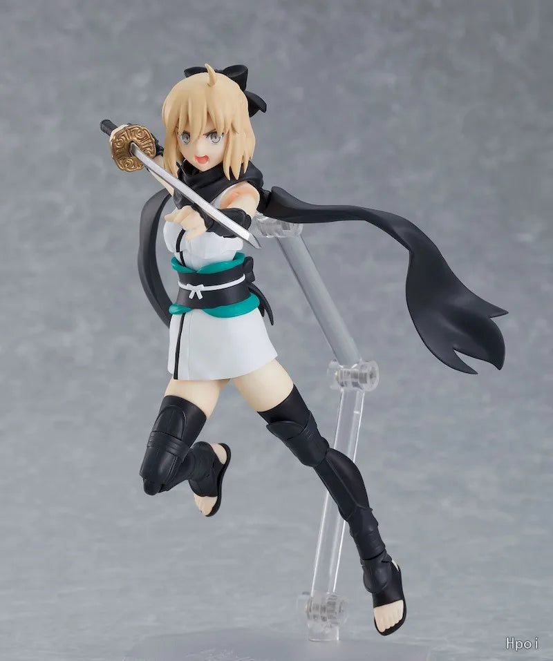 Original Max Factory Figma#521 Fate/Grand Order Okita Souji Anime Figures Model Toys Gift Collection