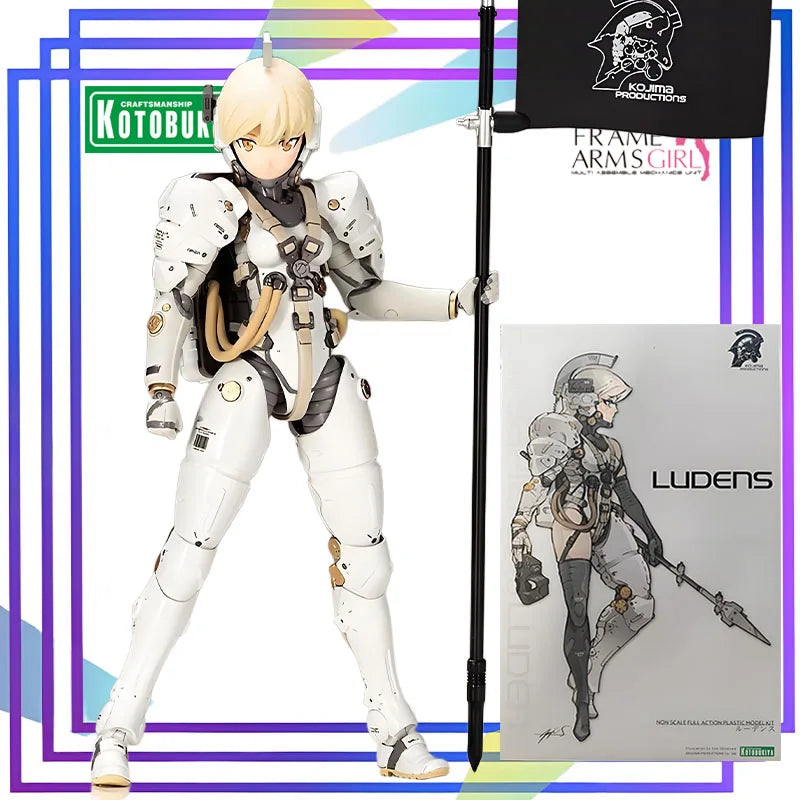 Kotobukiya Original Frame Arms Girl Series《Kojima Productions Ludens White Version》Figure Assembly Model Toys Collectible Model