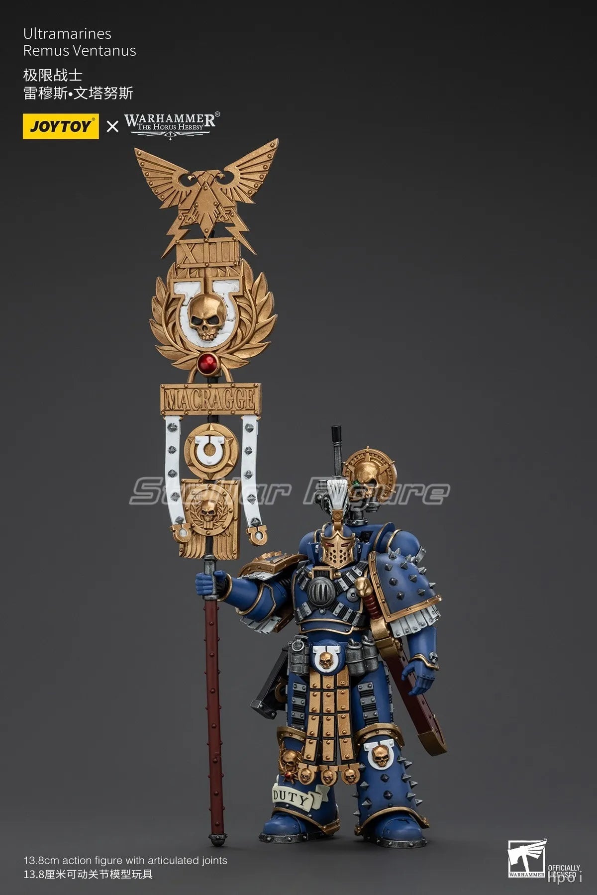 【SF】JOYTOYS Warhammer 40K 1/18 Action Figure  Ultramarine Remus Ventanus Prime Model Gift
