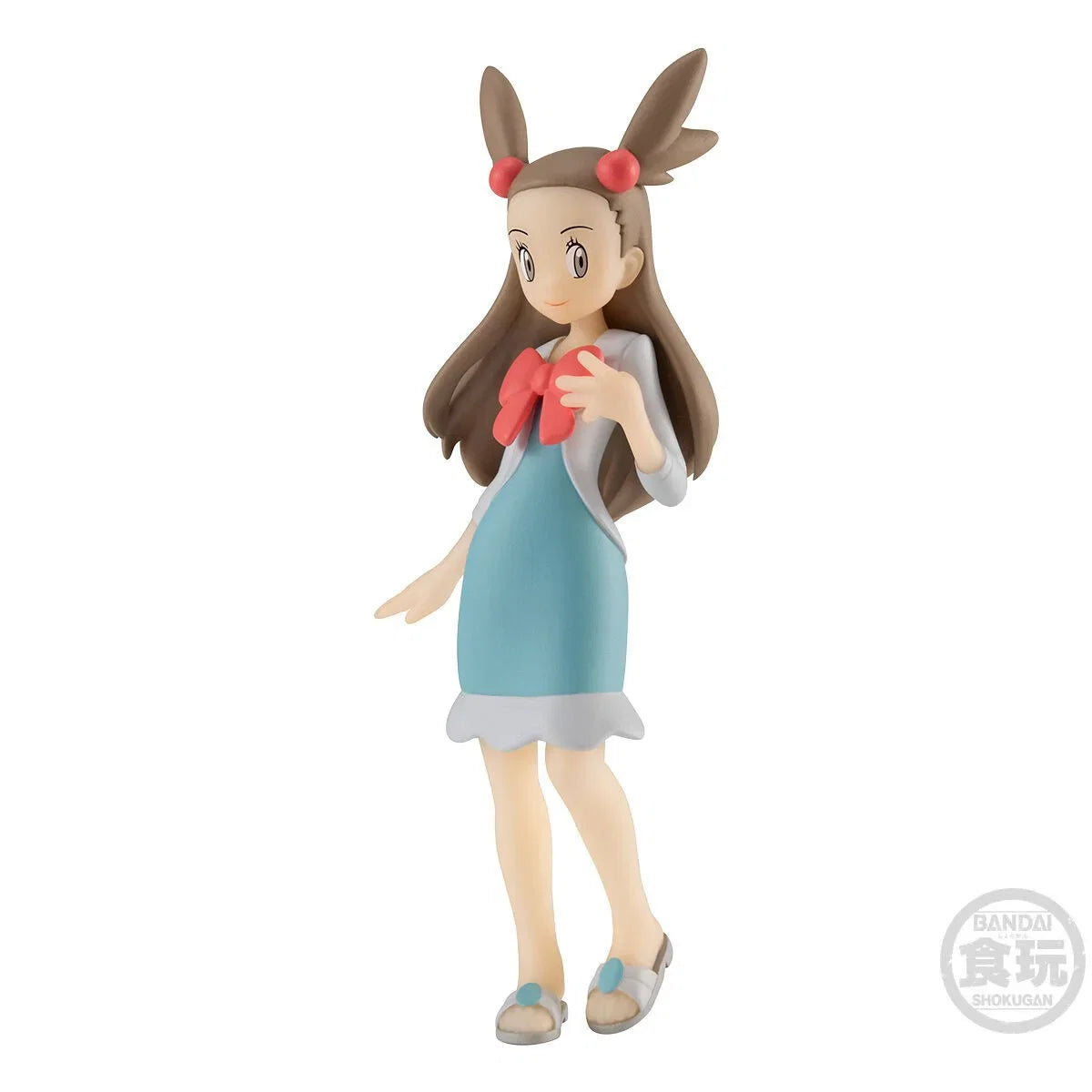 BANDAI Pokémon SCALE WORLD Johto Region Jasmine Steelix PVC 75/40MM Anime Action Figures Model Collection Suit Set Toy