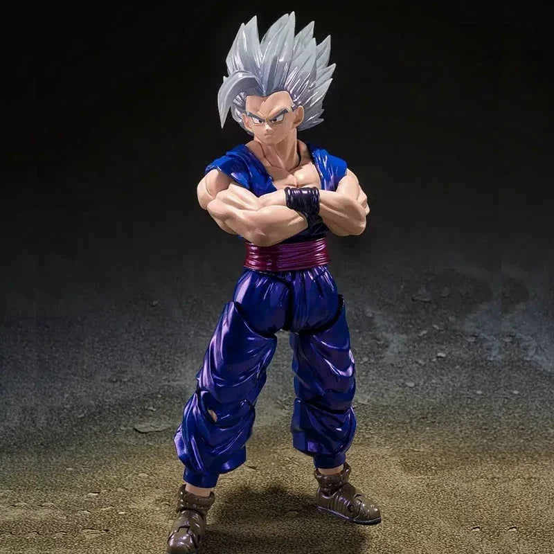 Dragon Ball Exclusive Edition Son Gohan Beast Action Figure PVC Movable Collection Anime Shf Super Saiyan Gohan Figurine Toys