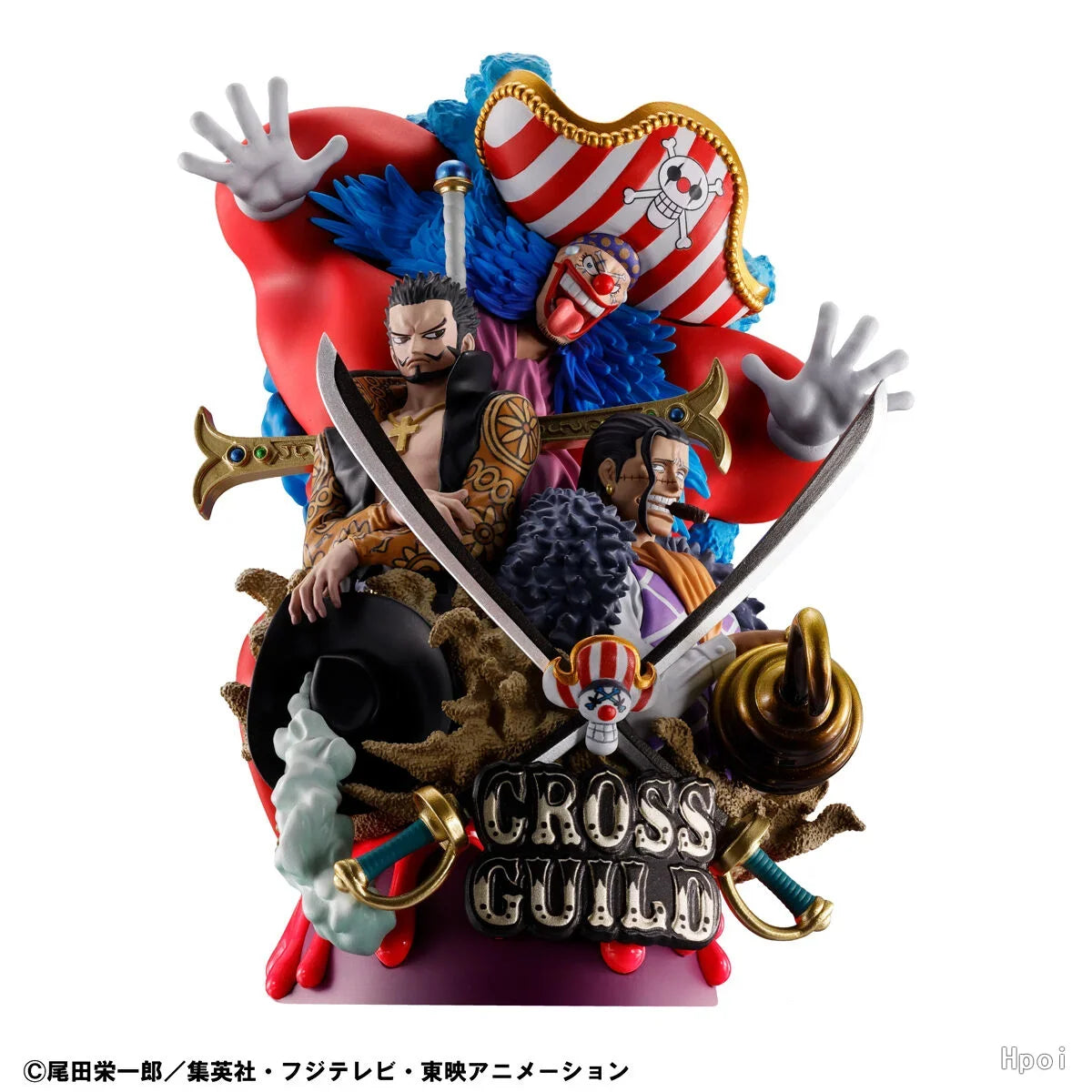 '+In Stock Original MegaHouse Petitrama Series DX LOGBOX 03 Cross Guild 14cm 2025 New Product  Animation Figure Ornaments