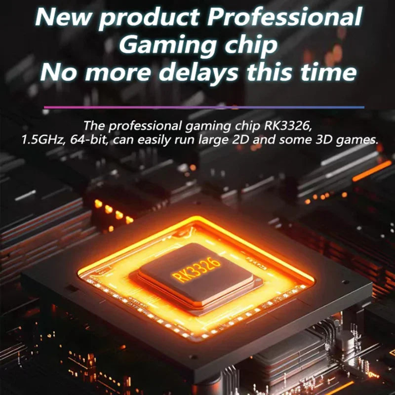 R36 Max Console Handheld Game Players 4inch IPS Screen Open Source Console Retro Pocket Video Player 64G/128G Up to 22000+ Games