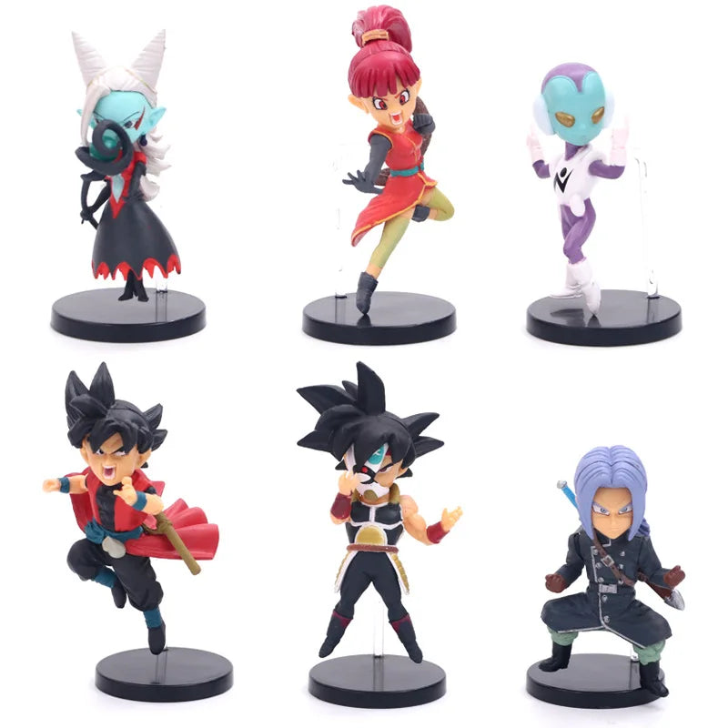 Dragon Ball Z Super Saiyan Son Goku Anime Figure Son Gohan Vegeta Broly Piccolo Majin Buu Set Action Figurine Model Gifts Toy