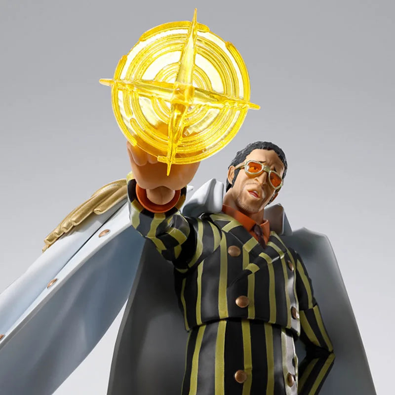 In Stock BANDAI Original Box S.H.Figuarts ONE Piece KIZARU BORSALINO SHF Action Figure Model Toy Gift for Kid Foam Box Packaging