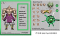 ZT Studio Ancient Warrior Broly Green Yellow Long Hair 1/12 Action Figure Anime Character Figure Collection