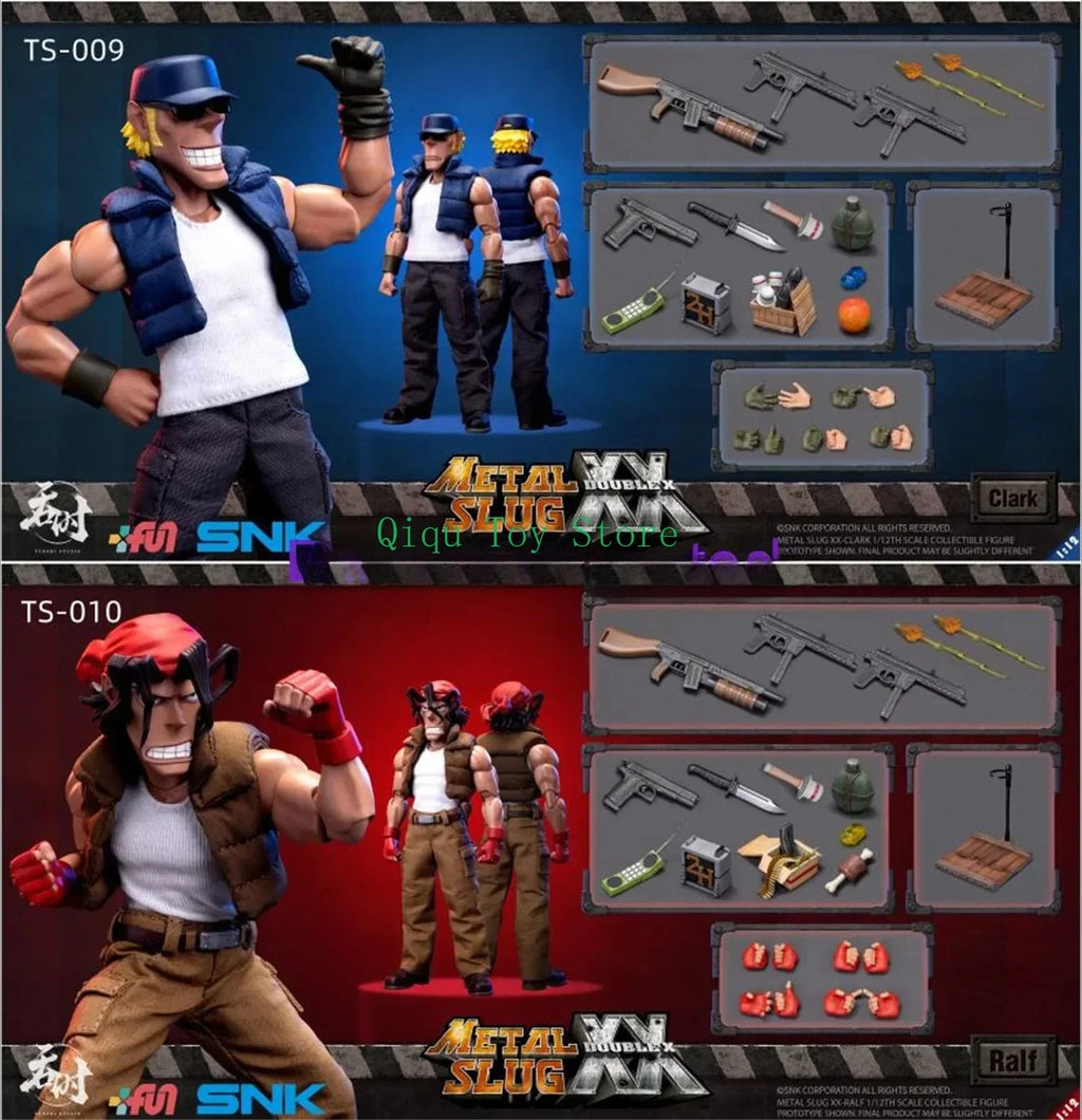 【IN STOCK】TUNSHI Studio Original SNK Model Official Metal Slug 3 Marco Tarma Clark Still RALF JONES Rebel Soldier 1/12 Mecha Toy
